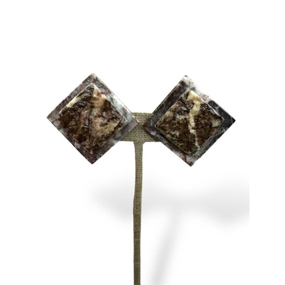 Karla Jordan Jasper Double Strand Necklace Pierced Earrings Set - Picture 8 of 9